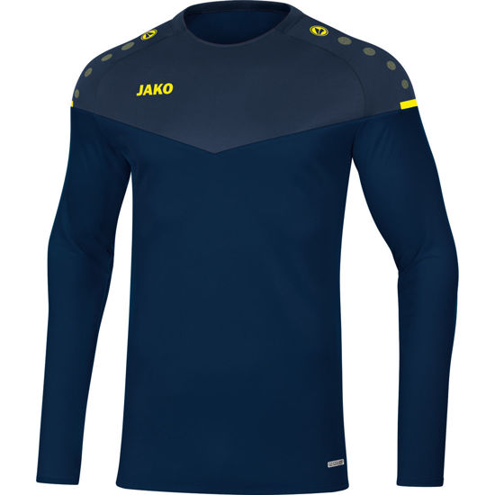 Afbeeldingen van JAKO Sweater Champ 2.0 marine/donkerblauw/fluogeel (8820/93) - SALE